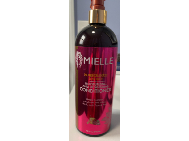 Mielle Organics Moisturizing & Detangling Conditioner, Pomegranate & Honey, 32 fl oz/946 mL