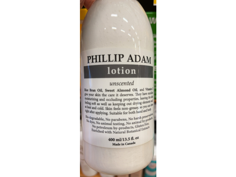 Phillip Adam Lotion,13.5 fl oz/400 mL