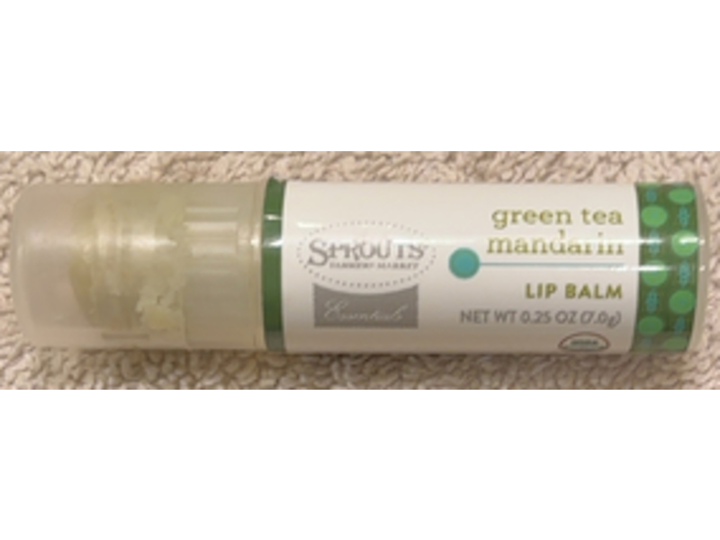 Sprouts Lip Balm, Green Tea Mandarin, 0.25 oz/7 g