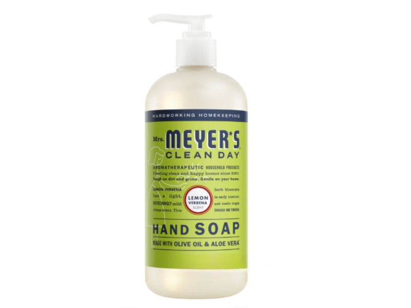 Mrs. Meyer's Clean Day Liquid Hand Soap, Lemon Verbena, 12.5 fl oz/370 mL