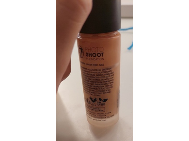 W7 Cosmetics Photo Shoot Foundation, Fresh Beige, 0.94 fl oz/28 mL