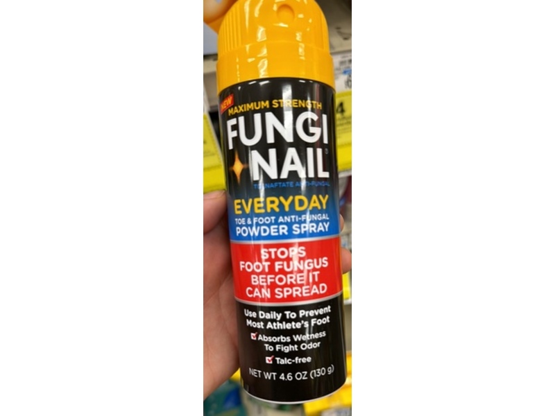 Fungi-Nail Everyday Toe & Foot Anti-Fungal Powder Spray, 4.6 oz/130 g