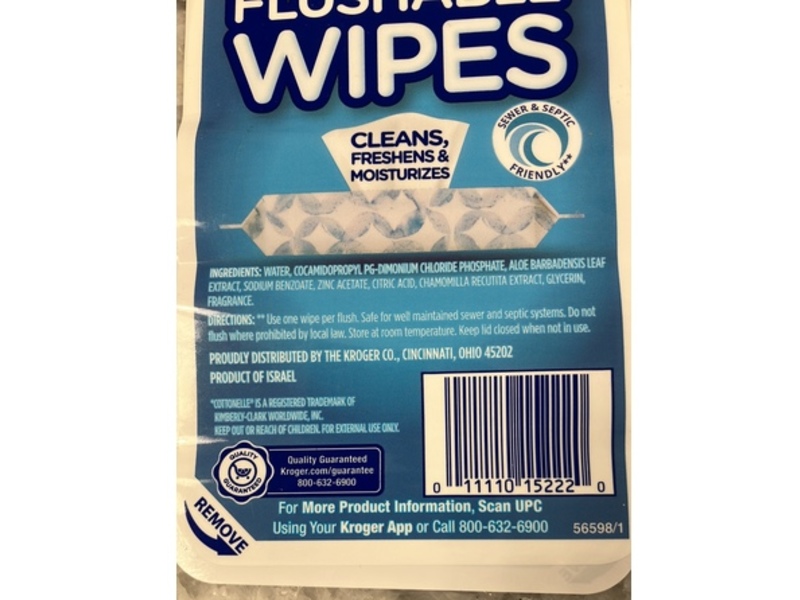 Kroger Flushable Wipes