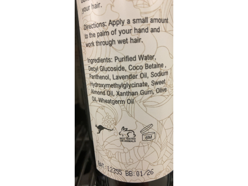 Uniquely Natural Shampoo, Lavender, 17 fl oz/500 mL