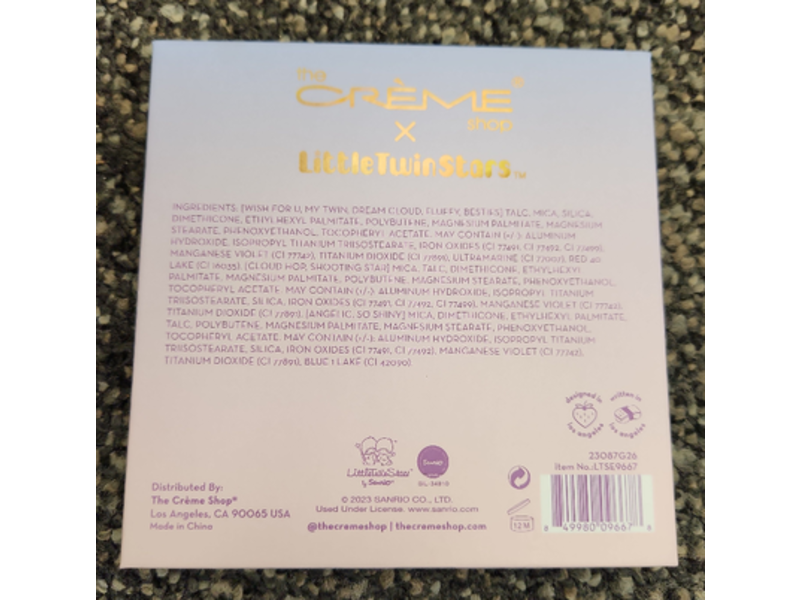 The Creme Shop x Little Twin Stars Dream Cloud Color Palette, 0.46 oz/13.3 g