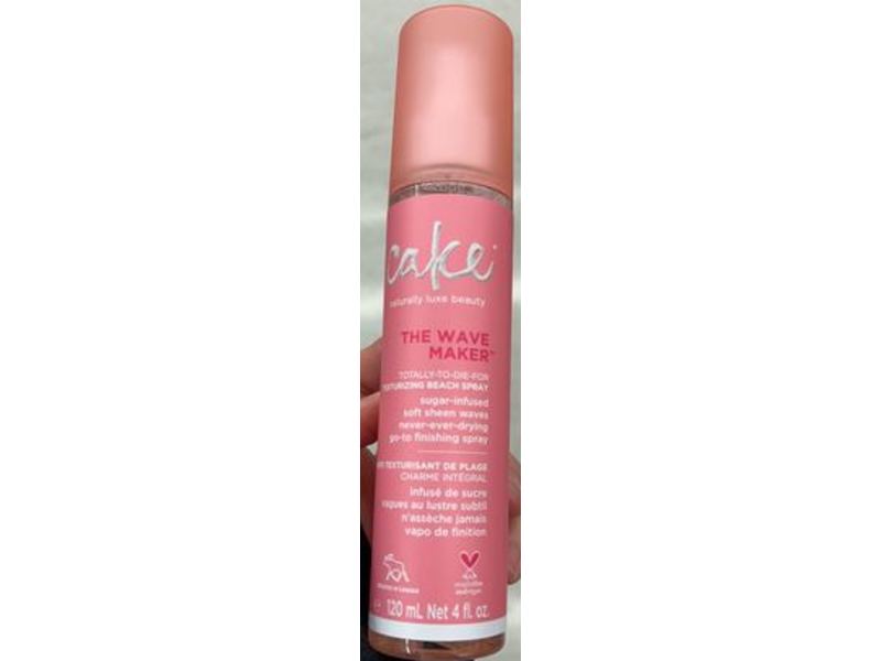 Cake The Wave Maker Texturizing Beach Spray, Sugar-Infused, 4 fl oz/120 mL