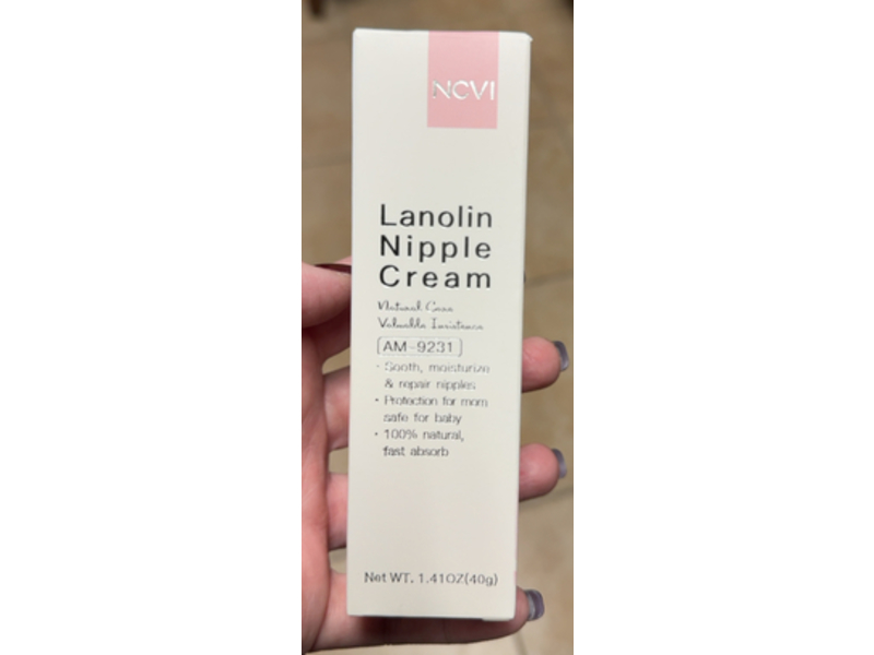 NCVI Lanolin Nipple Cream, 1.41 oz/40 g