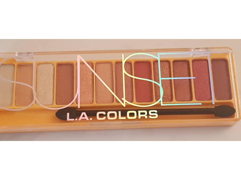 L.A Colors Color Vibe Eyeshadow, Sunset, 0.3 oz/8.5 g