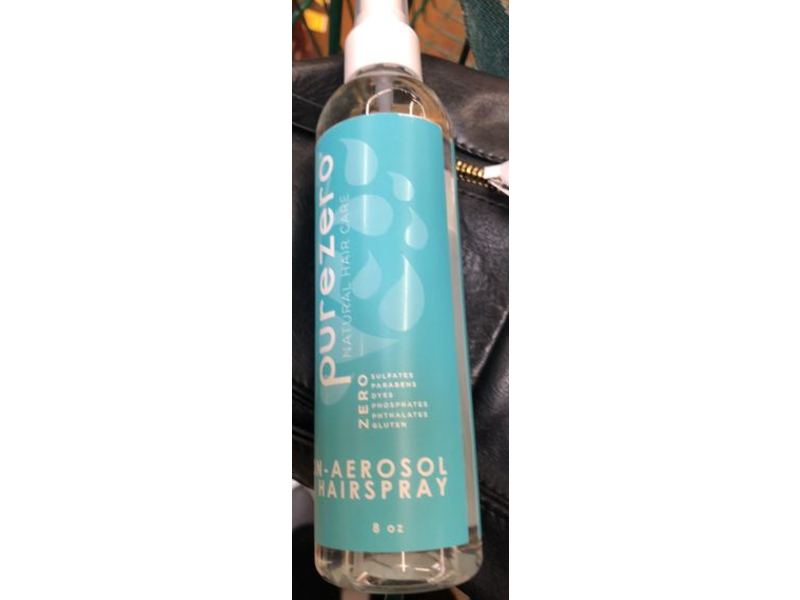 Purezero Non Aerosol Hairspray, 8 oz