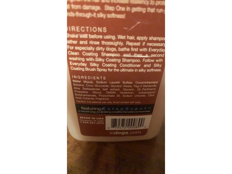 Everyday Isle of Dogs Silky Coating Dog Shampoo, Jasmine & Vanilla, 16.9 oz/500 mL