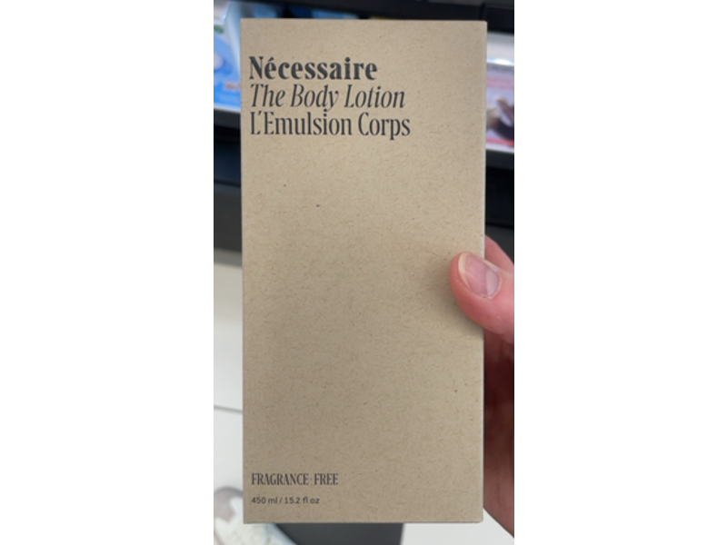Necessaire The Body Lotion, Fragrance Free, 15.2 fl oz/450 mL
