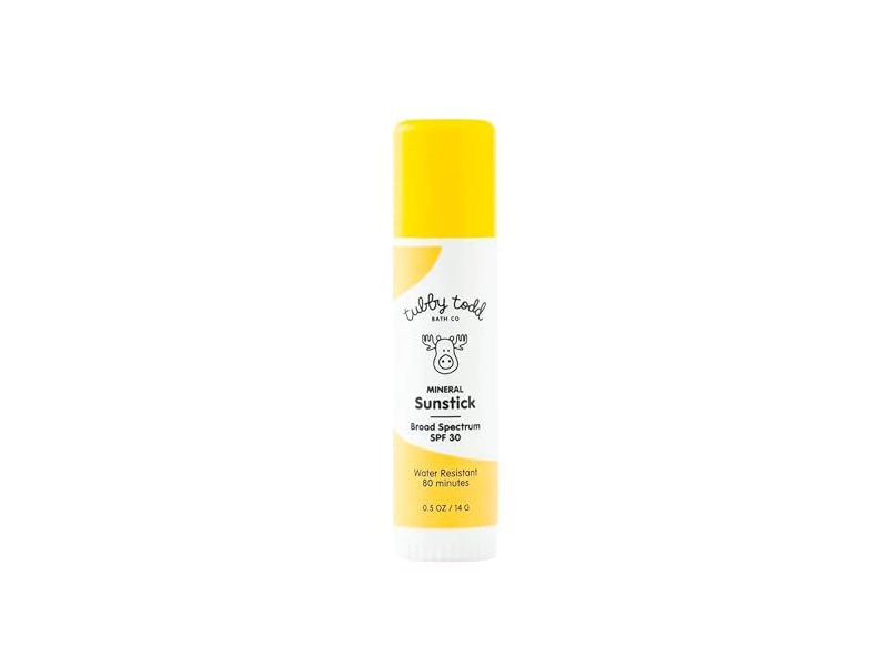 TUBBY TODD Mineral Sunstick, SPF 30, 0.5 fl oz/14 g