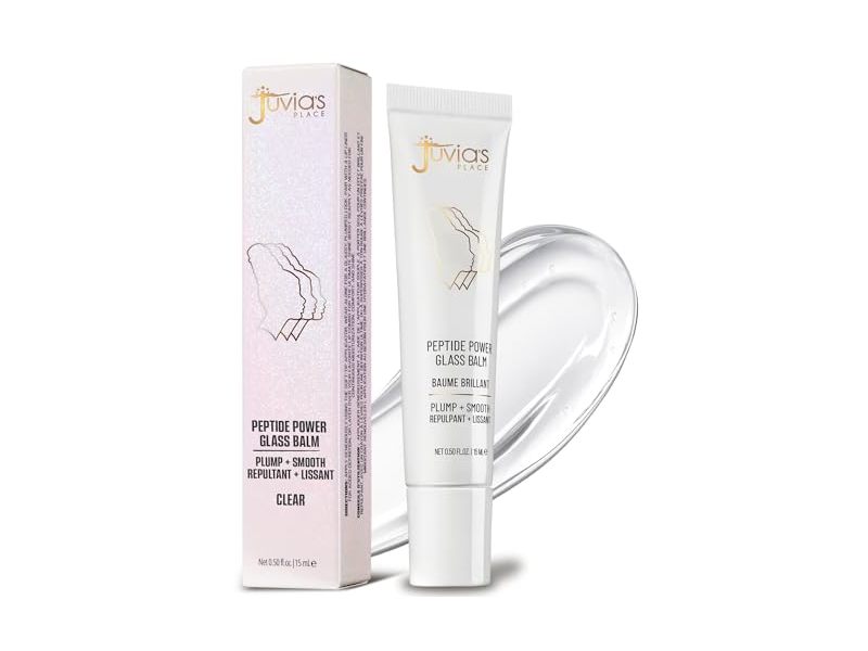 Juvia's Place Peptide Power Glass Balm, Clear, 0.50 fl oz/15 mL