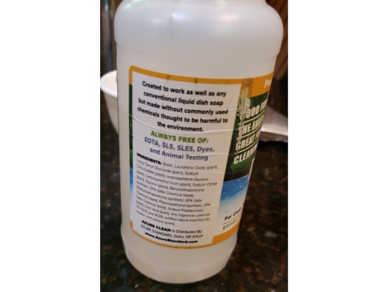 Azure Clean Dish Soap, 16 fl oz