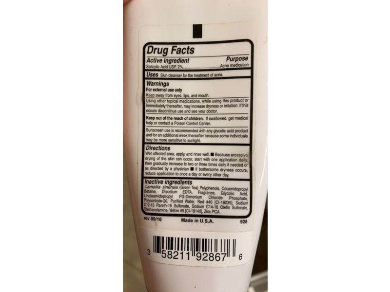 Dr. Cynthia Bailey Foaming Acne Treatment Cleanser, 6.7 fl oz/200 mL