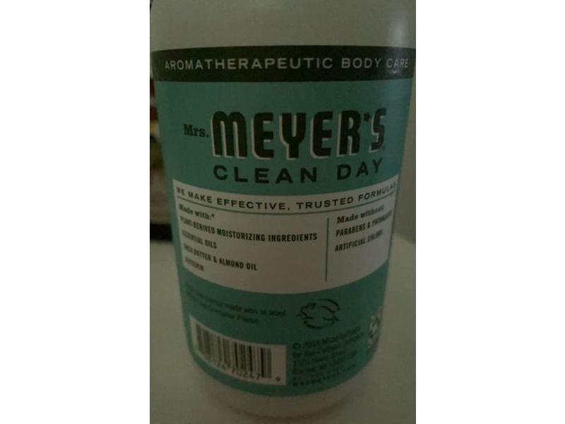 Mrs. Meyer's Clean Day Hand Lotion, Basil Scent, 12 fl oz/354 mL