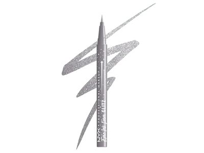 Nyx Professional Makeup Epic Ink EyeLiner Glitz, 4-Flashy Flare, 0.03 fl oz/0.8 mL