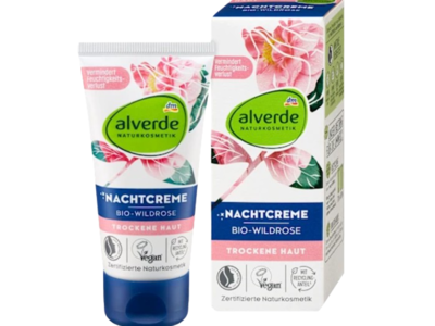 Alverde Night Cream, Bio-Wildrose, 50 mL