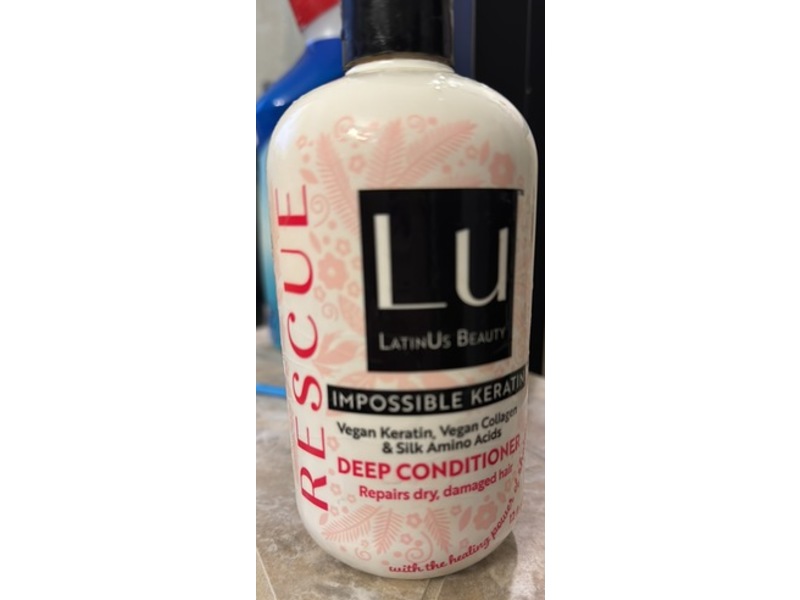 Latinus Beauty Lu Impossible Keratin Deep Conditioner, 12 fl oz