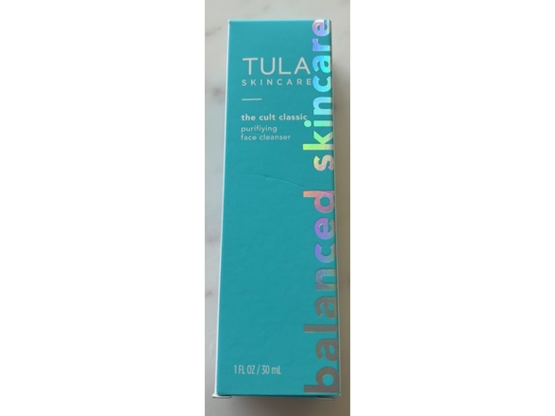 Tula Skincare Balanced The Cult Classic Purifying Face Cleanser, 1 fl oz/30 mL
