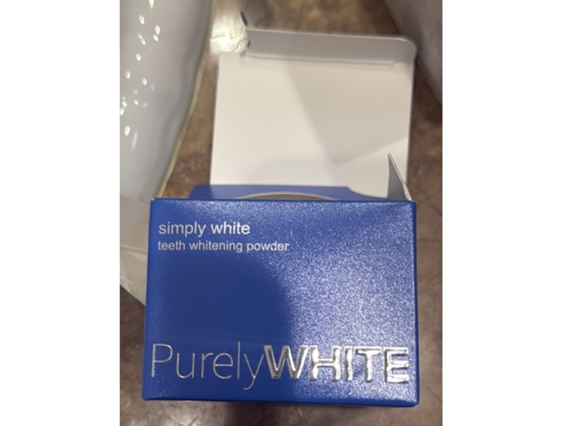 PurelyWHITE DELUXE Simply White Teeth Whitening Powder, 0.5 oz/15 g