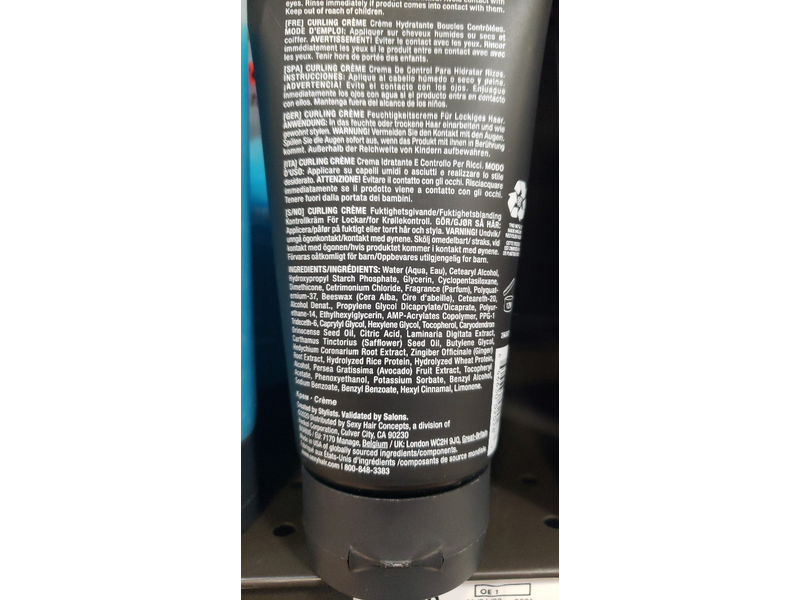 Sexy Hair Style Curling Creme, Curl Moisturizing Control Creme, 5.1 fl oz/150 ml