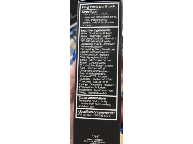 Nars Pure Radiant Tinted Moisturizer, SPF 30, Gotland Light, 1.9 oz/50 mL