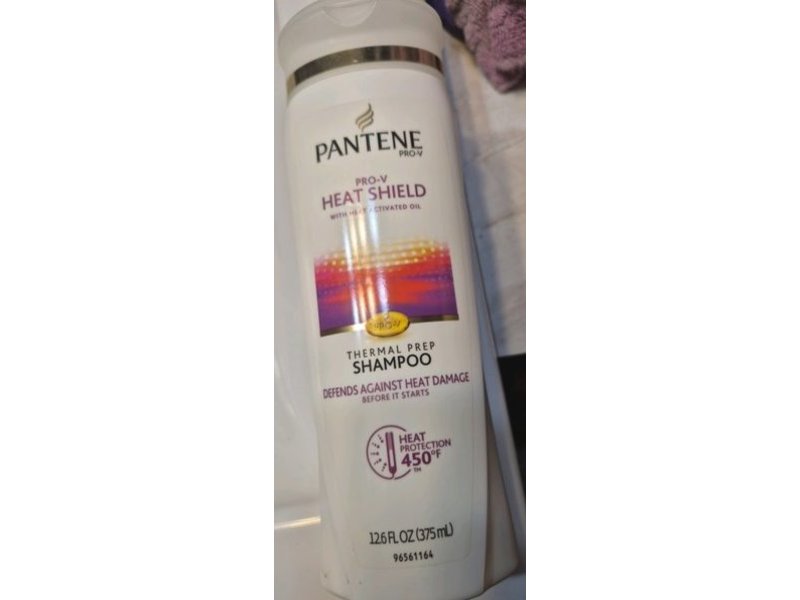 Pantene Pro-V Heat Shield Thermal Prep Shampoo, 12.6 fl oz/375 mL