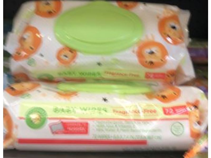 Kroger Fragrance Free Baby Wipes, 72 Count