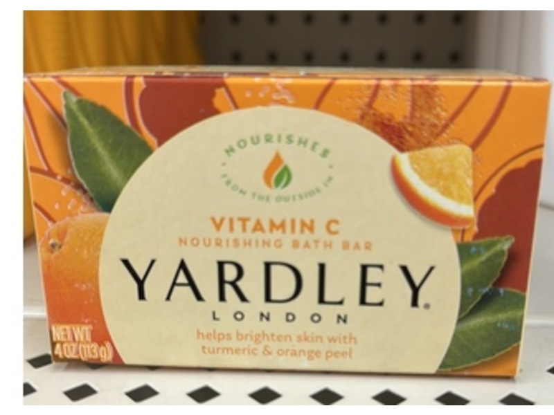 Yardley London Nourishing Bath Bar, Vitamin C, 4 oz/113 g