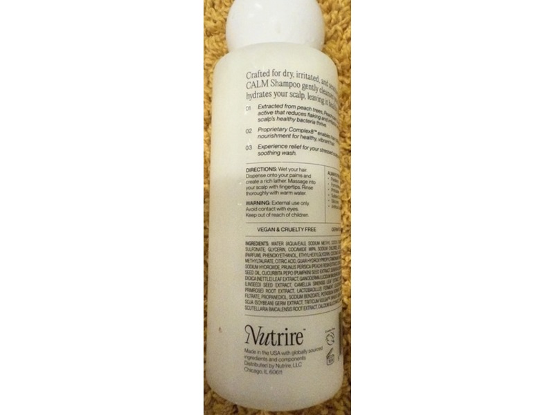 Nutrire Shampoo For Dry Scalp S.1 Calm, 8.7 fl oz/257 mL