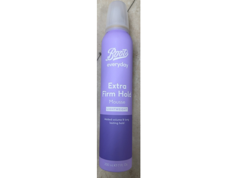 Boots Everyday Extra Firm Hold Mousse, 7 fl oz/200 mL
