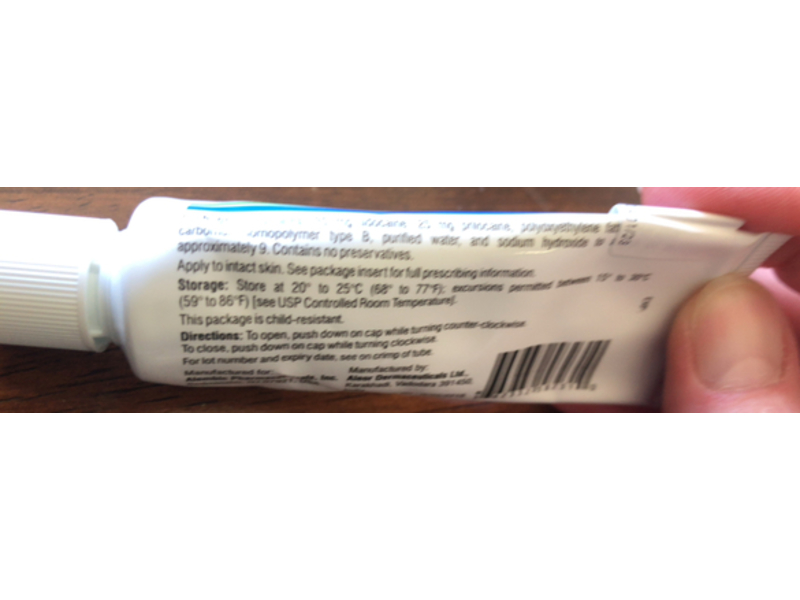 Lidocaine and Prilocaine cream 2.5%/2.5%, 30g, Alembic (Rx)