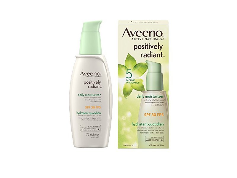 Aveeno Positively Radiant Daily Moisturizer, SPF 30, 73ml