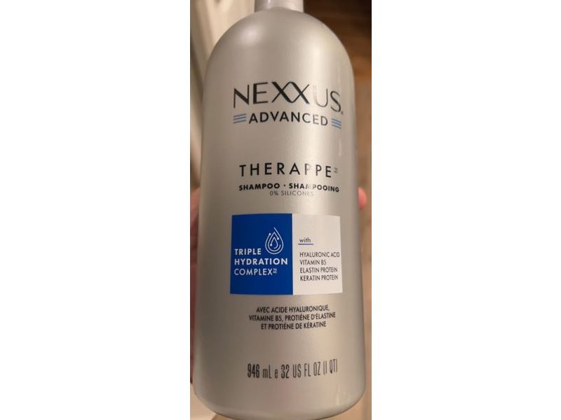 Nexxus Triple Hydration Complex Shampoo, Hyaluronic Acid, Vitamin B5, 32 fl oz/946 mL