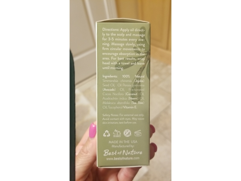 Best Of Nature Dry Scalp Oil, 2 fl oz/59 mL