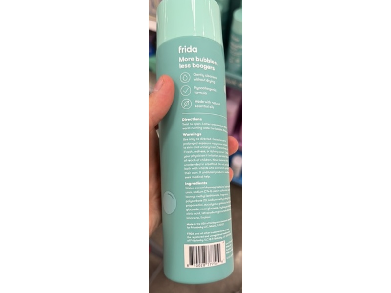 Frida Breathe Easy Vapor Bubble Bath + Body Wash, Eucalyptus, 10 fl oz