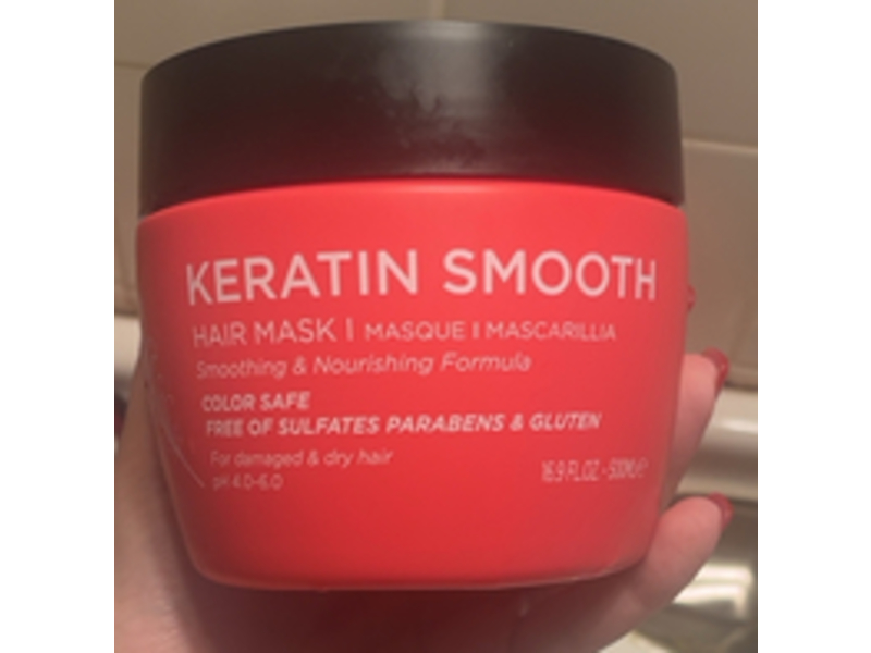 Luseta Keratin Smooth Hair Mask, 16.9 fl oz/500 mL