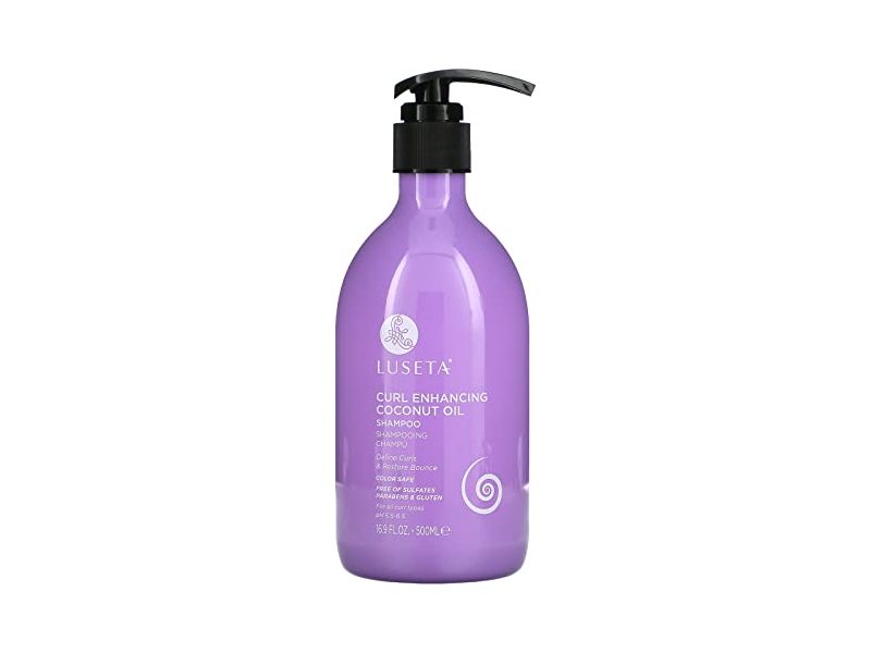 Luseta Curl Enhancing Shampoo, Coconut Oil, 16.9 fl oz/500 mL