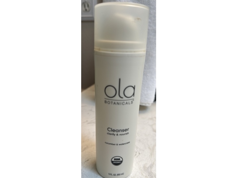 Ola Botanicals Clarity & Nourish Cleanser, Cucumber & Watercress, 5 fl oz/150 mL