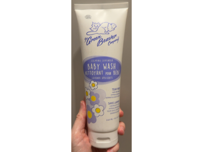 The Green Beaver Baby Wash, Calming Lavender, 8.1 fl oz/240 mL