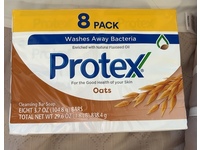 Protex Cleansing Body Soap, Oats, 3.7 oz/104.8 g, Pack Of 8 - thumbnail 2