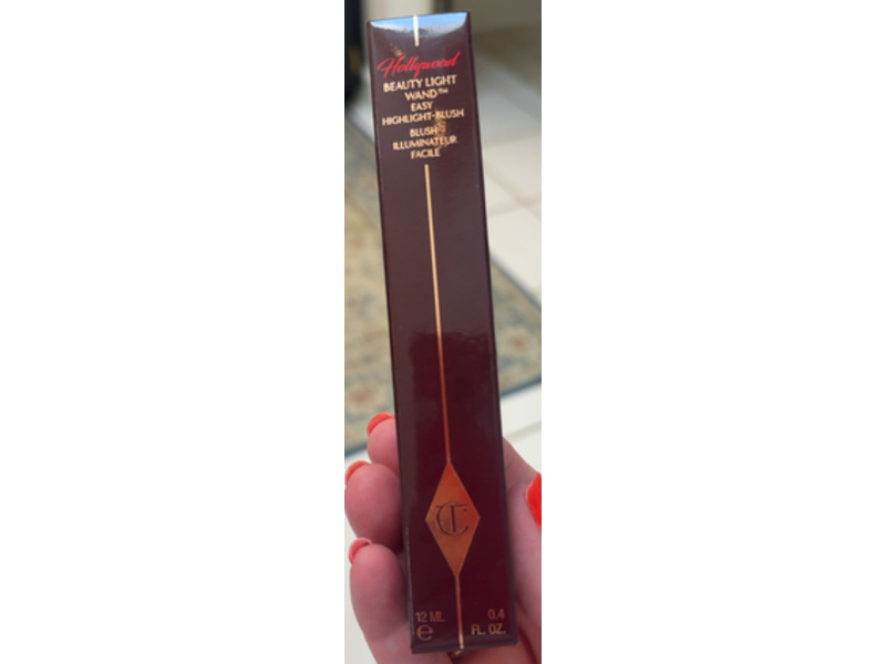 Charlotte Tilbury Beauty Light Wand Easy Highlight Blush, Pinkgasm Sunset, 0.4 fl oz/12 mL