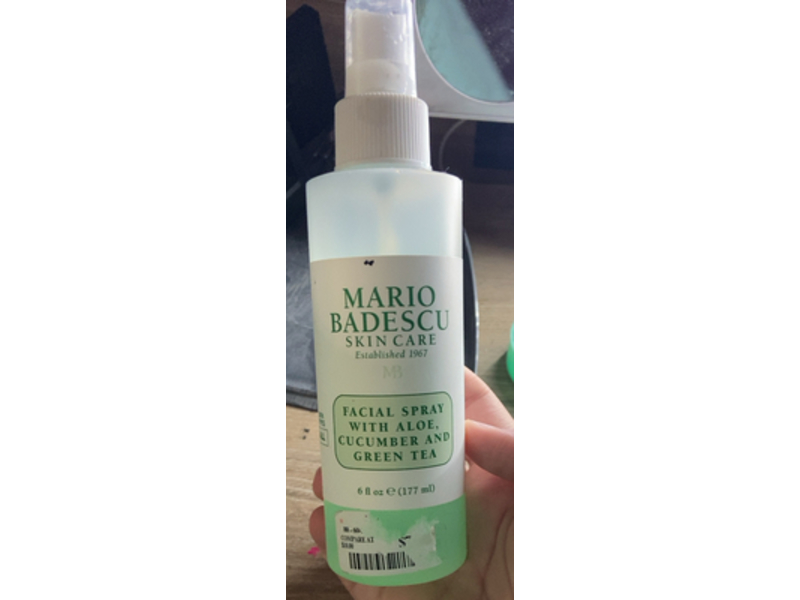 Mario Badescu Skin Care Facial Spray, Aloe Cucumber & Green Tea, 6 fl oz/177 mL