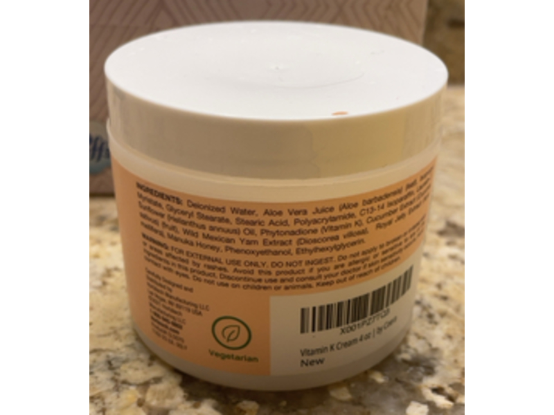 Coera Rejuvenating Cream, Vitamin K, 4 oz/113 g