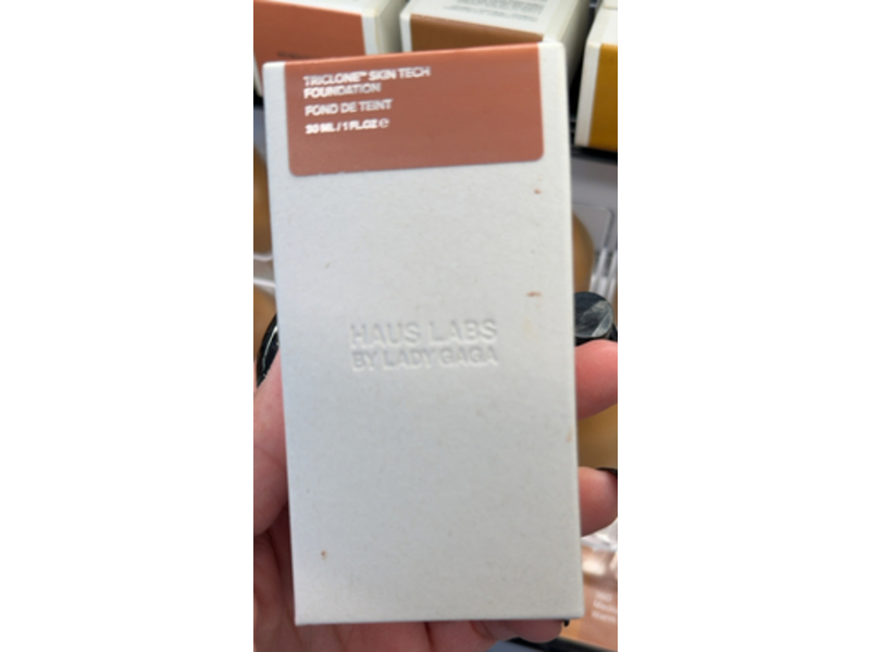 Haus Labs Triclone Skin Tech Foundation, 400 Medium Deep Warm, 1 fl oz/30 mL