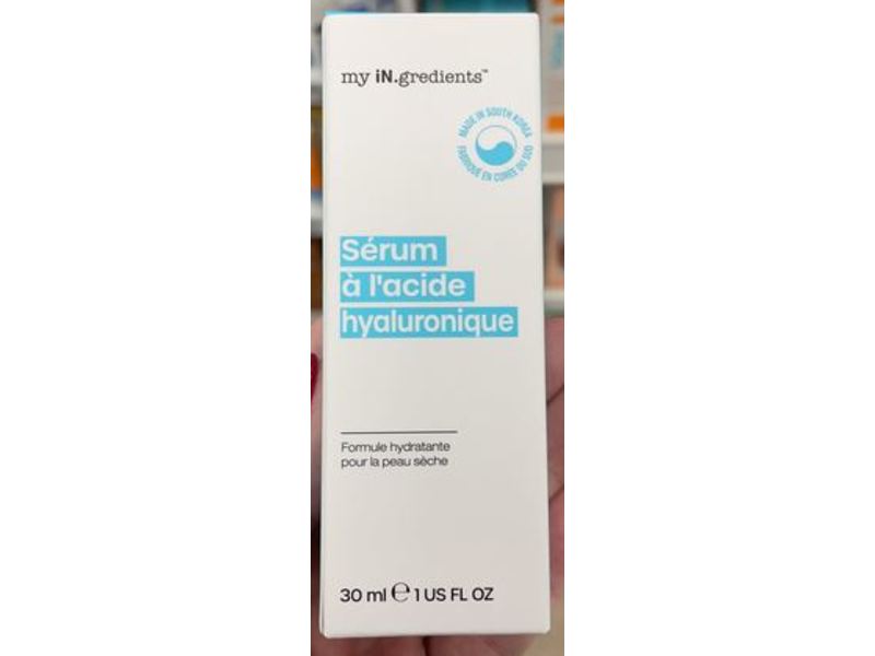 My In.gredients Serum A L'acide Hyaluronique, 1 fl oz/30 mL