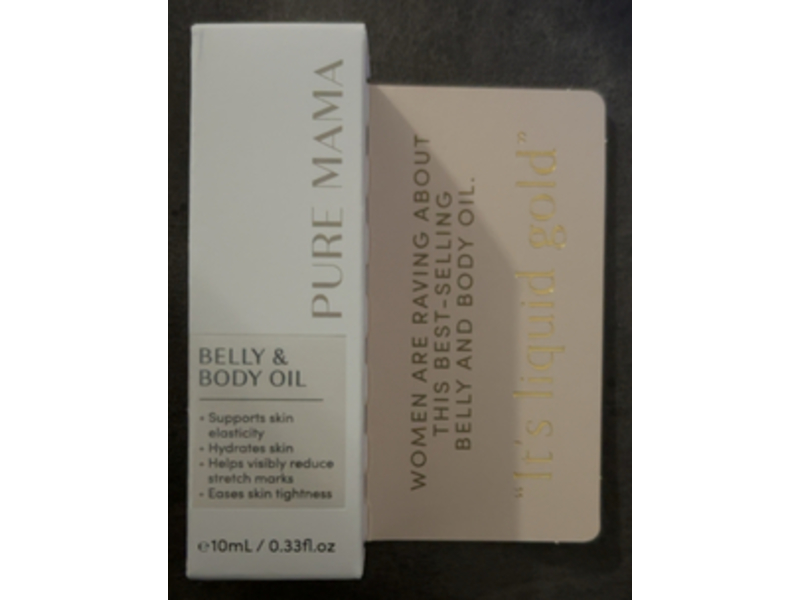 Pure Mama Belly & Body Oil, 0.33 fl oz/10 mL