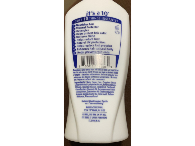 It's A 10 Miracle Leave-in Product, Fragrance Free, 4 fl oz/120 mL