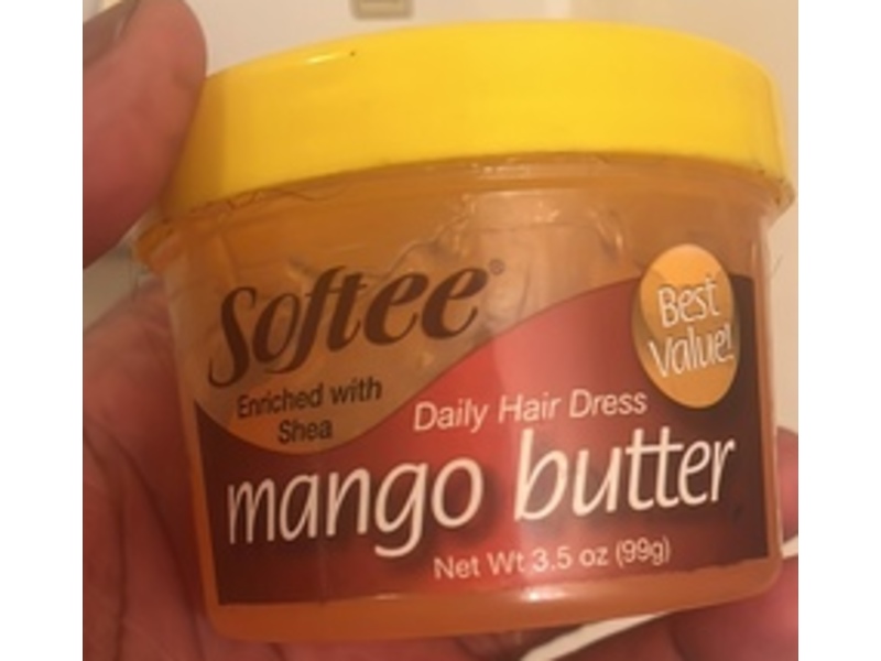 Softee Daily Hair Dress, Mango Butter, Shea, 3.5 oz/99 g